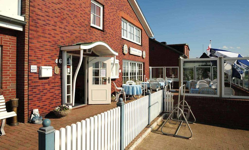 Hotel-Restaurant England Nordstrand Buitenkant foto